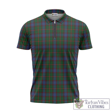 Skene Tartan Zipper Polo Shirt