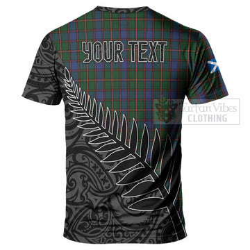 Skene Crest Tartan T-Shirt with New Zealand Silver Fern Half Style