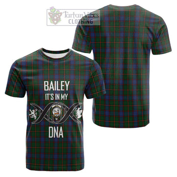 Skene Tartan Cotton T-shirt with Family Crest DNA In Me Style