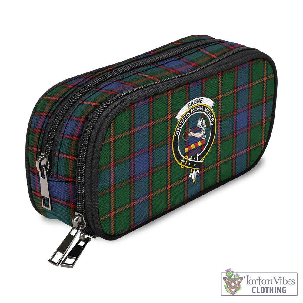 Tartan Vibes Clothing Skene Tartan Pen and Pencil Case with Family Crest