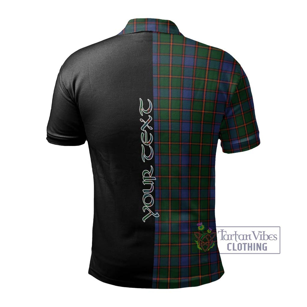 Skene Tartan Polo Shirt with Family Crest and Half Of Me Style - Tartanvibesclothing Shop