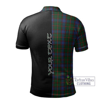 Skene Tartan Polo Shirt with Family Crest and Half Of Me Style