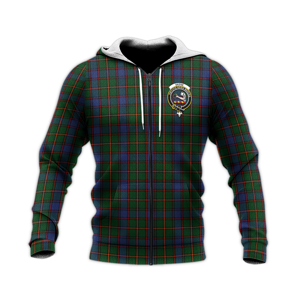 skene-tartan-knitted-hoodie-with-family-crest