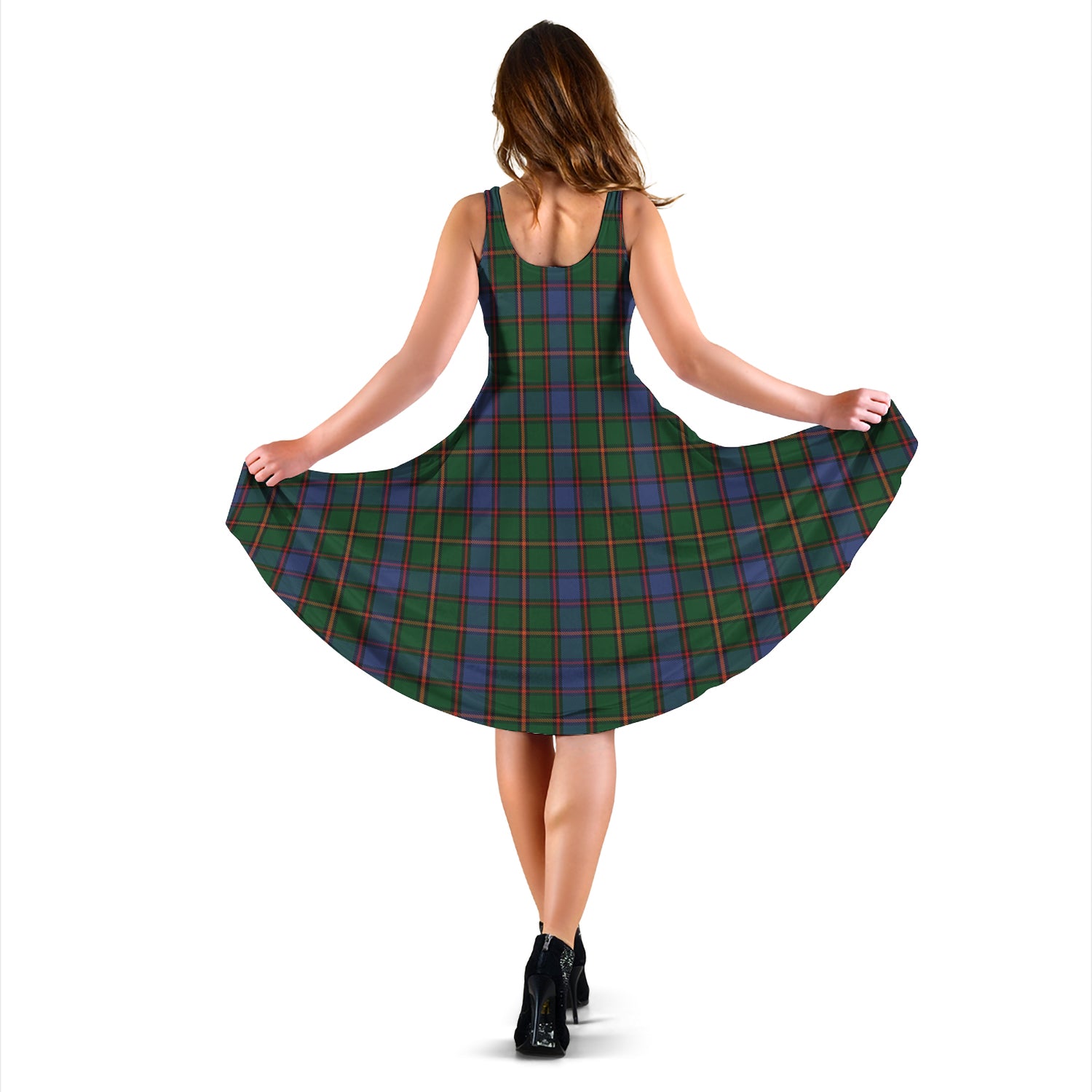 skene-tartan-sleeveless-midi-womens-dress