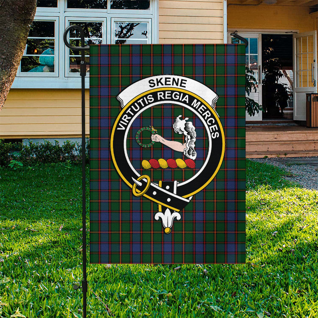 Skene Tartan Flag with Family Crest - Tartan Vibes Clothing