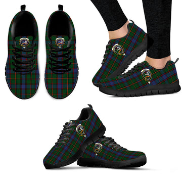 Skene Tartan Sneakers with Family Crest