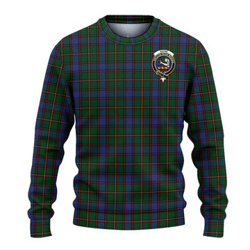 Skene Tartan Ugly Sweater with Family Crest