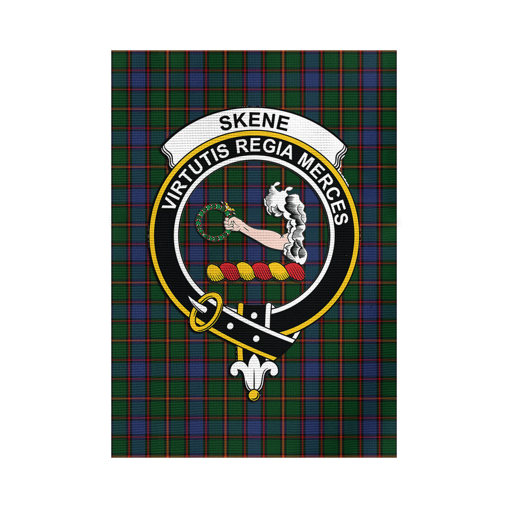 Skene Tartan Flag with Family Crest - Tartan Vibes Clothing