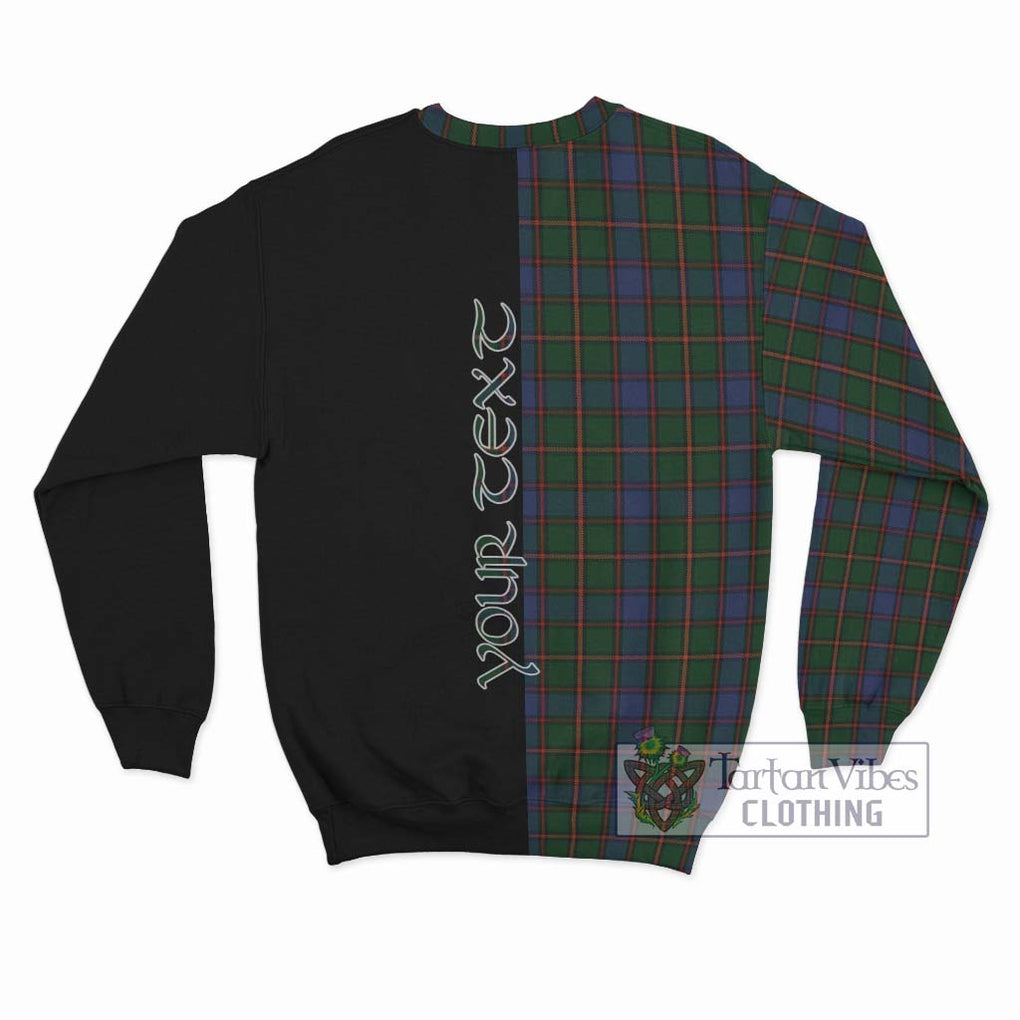 Skene Tartan Sweatshirt with Family Crest and Half Of Me Style - Tartanvibesclothing Shop