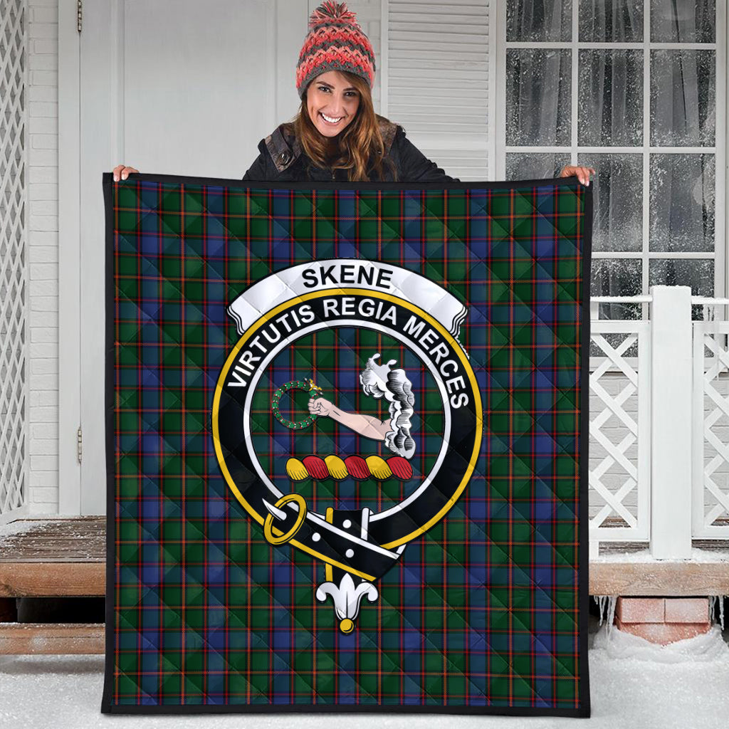 skene-tartan-quilt-with-family-crest