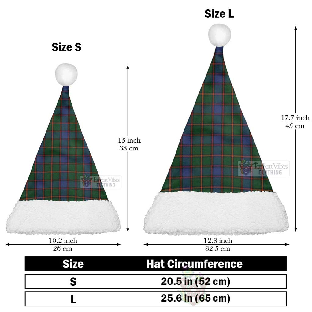 Tartan Vibes Clothing Skene Tartan Christmas Santa Hats