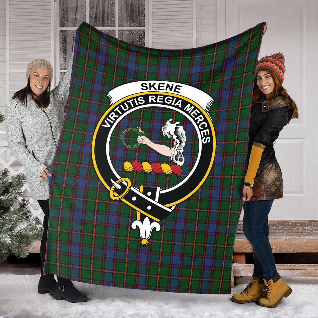 skene-tartab-blanket-with-family-crest