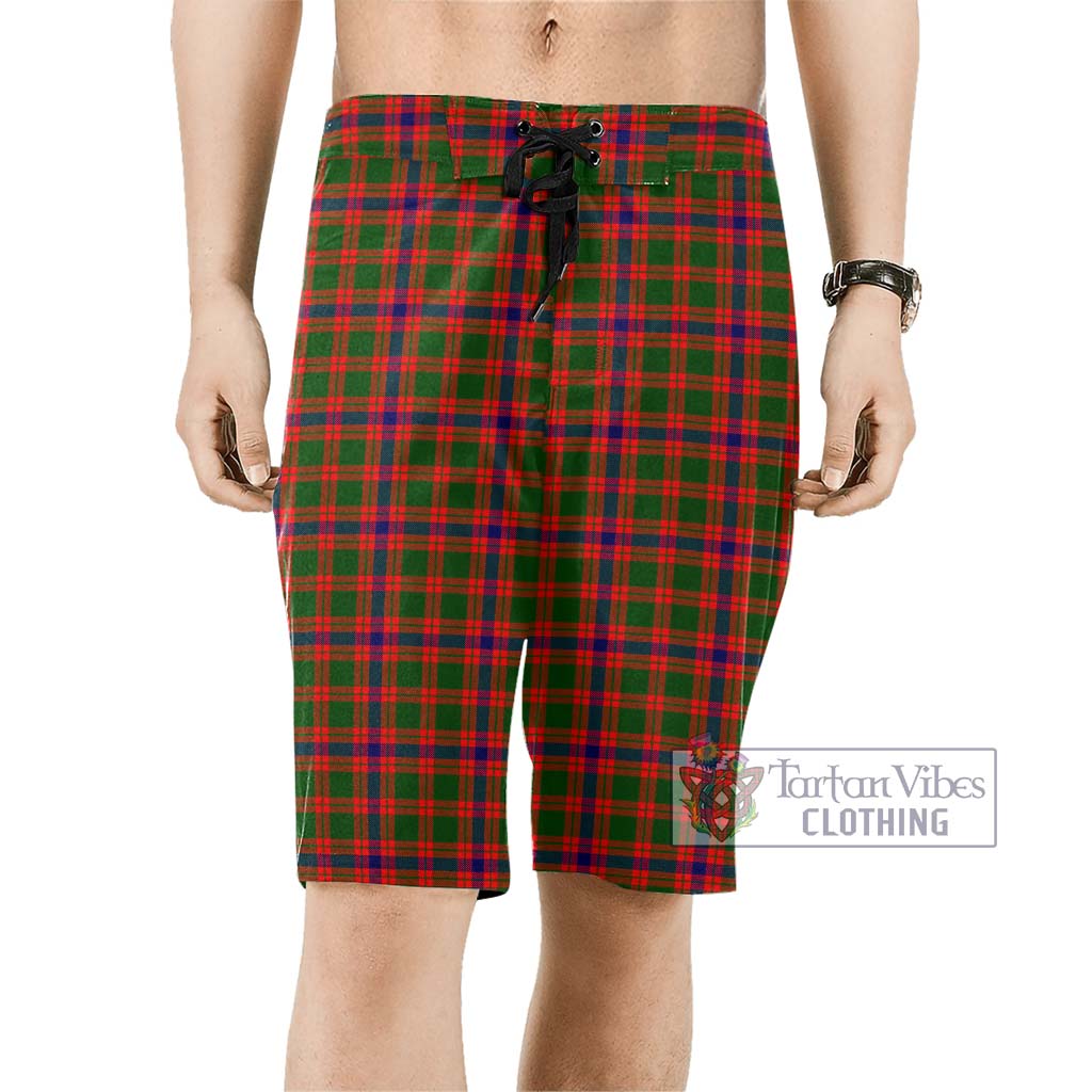 Tartan Vibes Clothing Skene Modern Tartan Men's Board Shorts