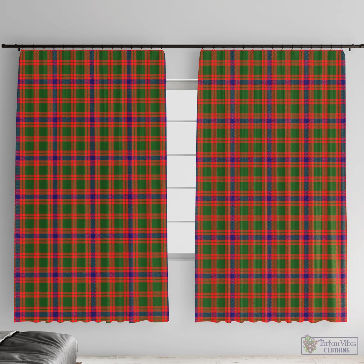 Skene Modern Tartan Window Curtain