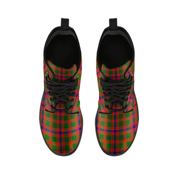 Skene Modern Tartan Leather Boots