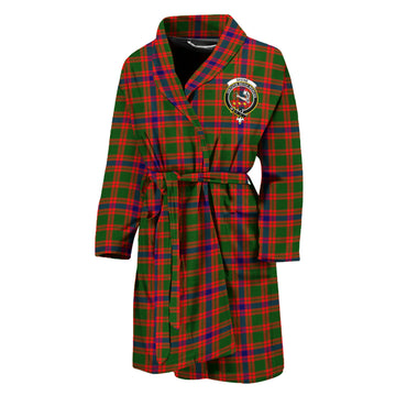 Skene Modern Tartan Bathrobe with Family Crest