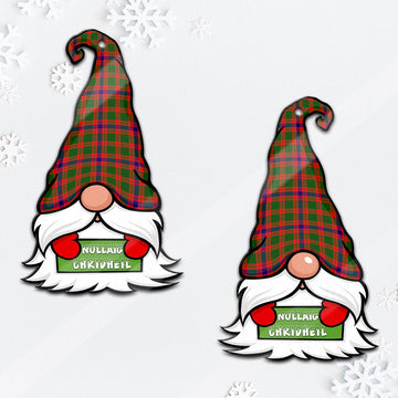 Skene Modern Gnome Christmas Ornament with His Tartan Christmas Hat