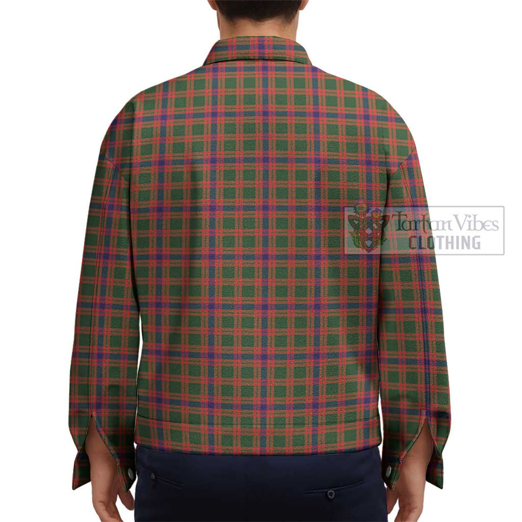 Skene Modern Tartan Unisex Lapel Cotton Jacket - Tartan Vibes Clothing