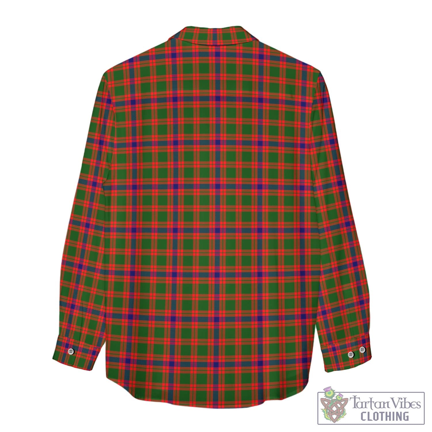 Tartan Vibes Clothing Skene Modern Tartan Womens Casual Shirt with Family Crest