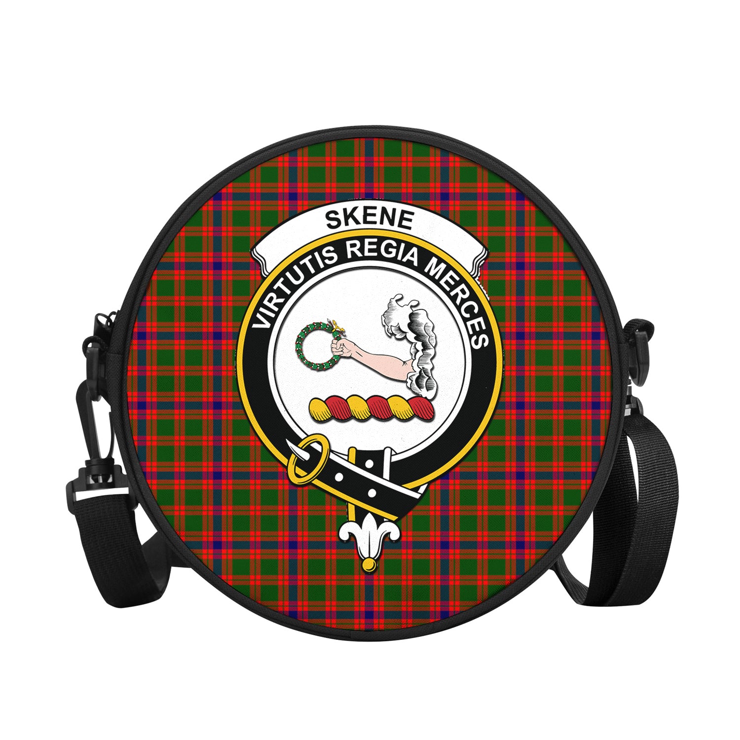 skene-modern-tartan-round-satchel-bags-with-family-crest