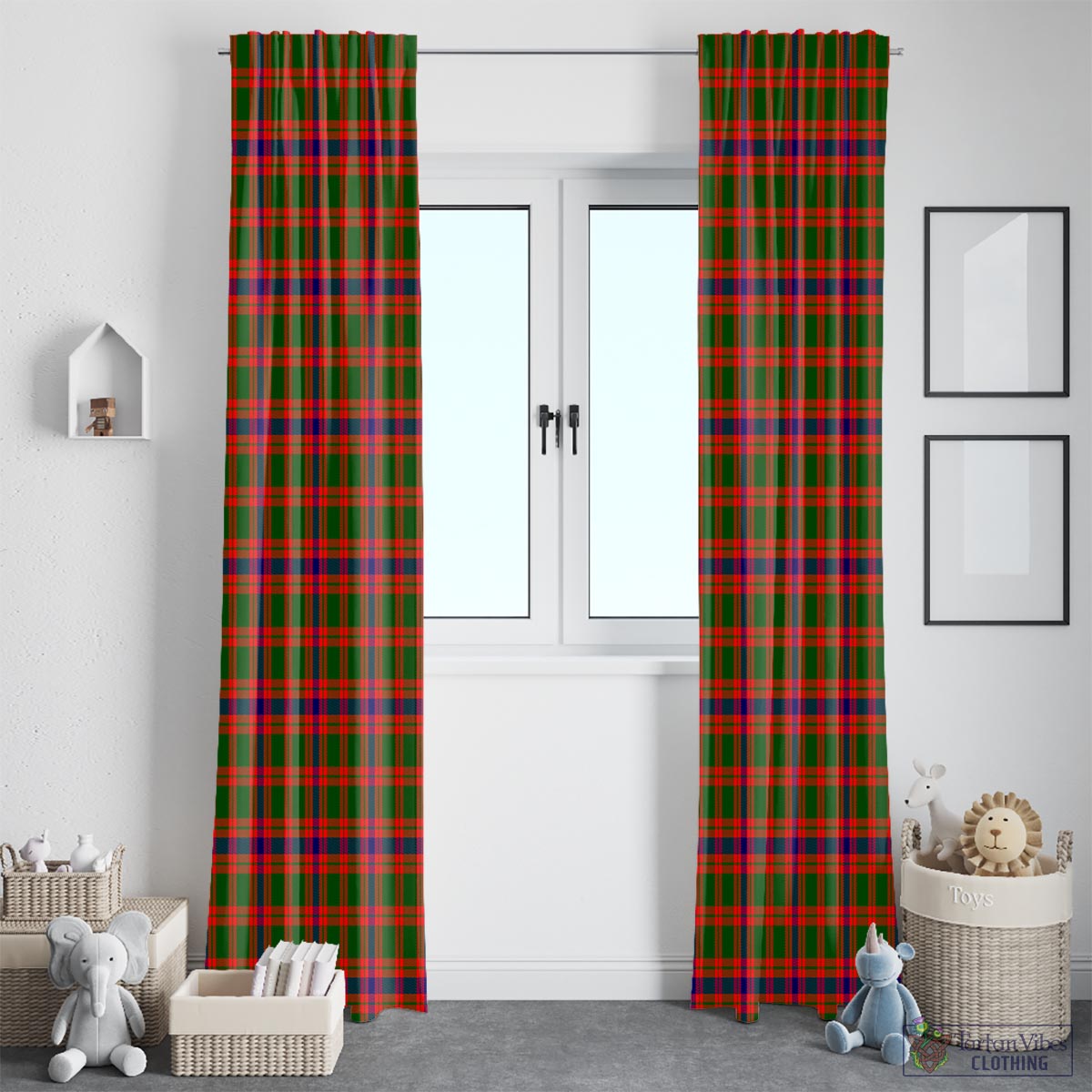 Skene Modern Tartan Window Curtain