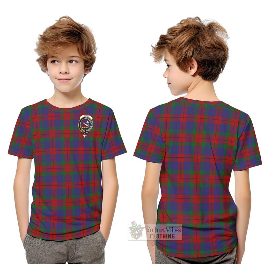 Skene of Cromar Tartan Kid T-Shirt with Family Crest Youth XL Size14 - Tartanvibesclothing Shop