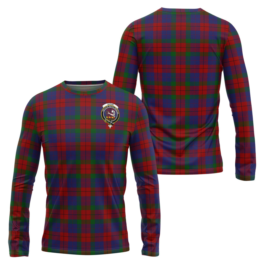 skene-of-cromar-tartan-long-sleeve-t-shirt-with-family-crest