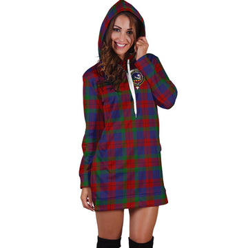 Skene of Cromar Tartan Hoodie Dress with Family Crest