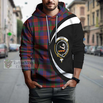 Skene of Cromar Tartan Hoodie with Family Crest Circle Style