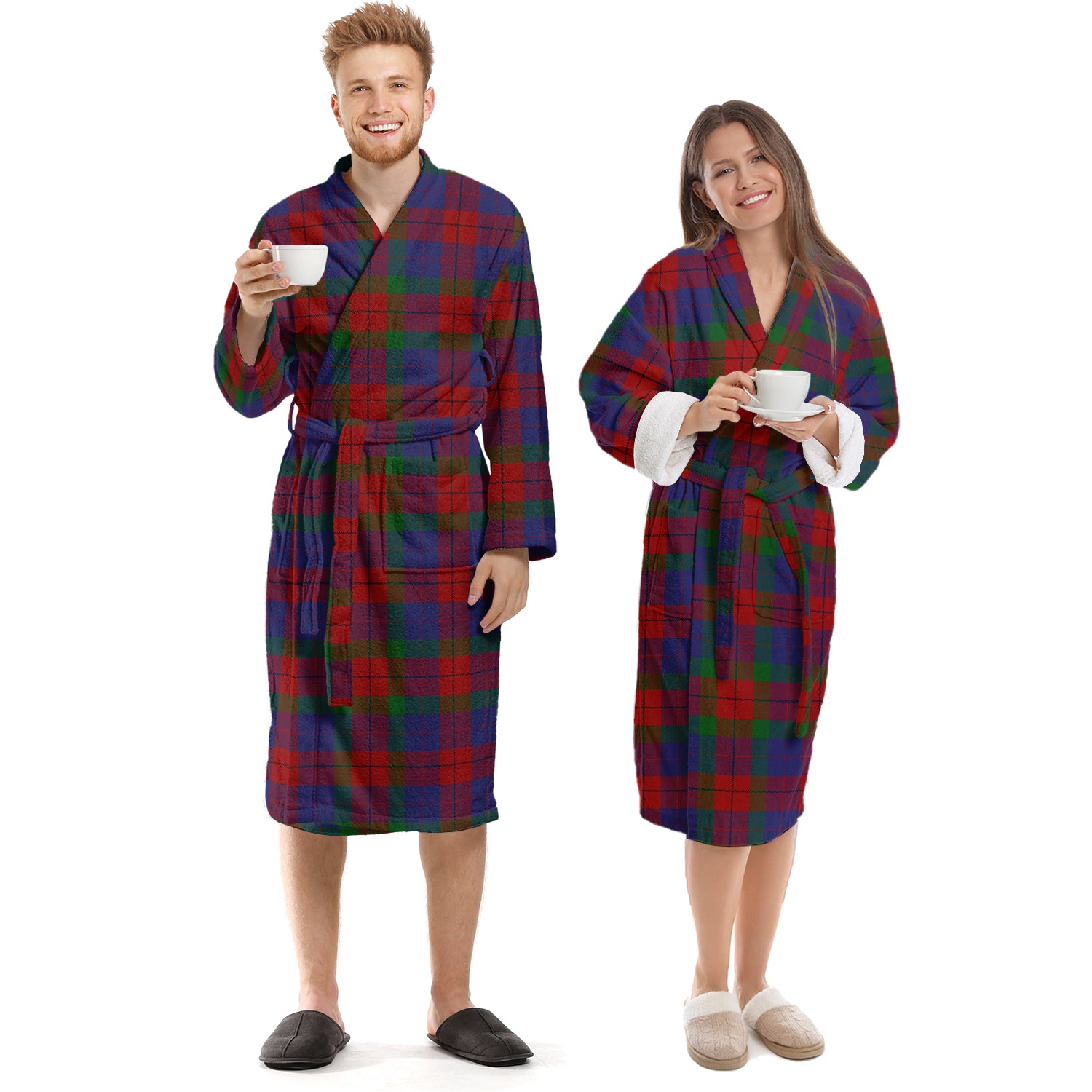 Skene of Cromar Tartan Bathrobe Unisex S - Tartan Vibes Clothing