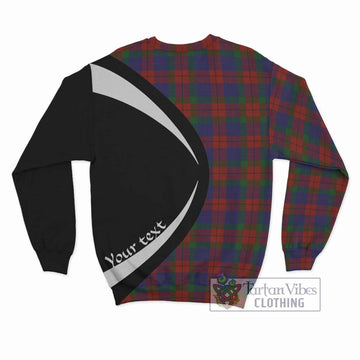 Skene of Cromar Tartan Sweatshirt with Family Crest Circle Style