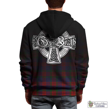 Skene of Cromar Tartan Hoodie Featuring Alba Gu Brath Family Crest Celtic Inspired