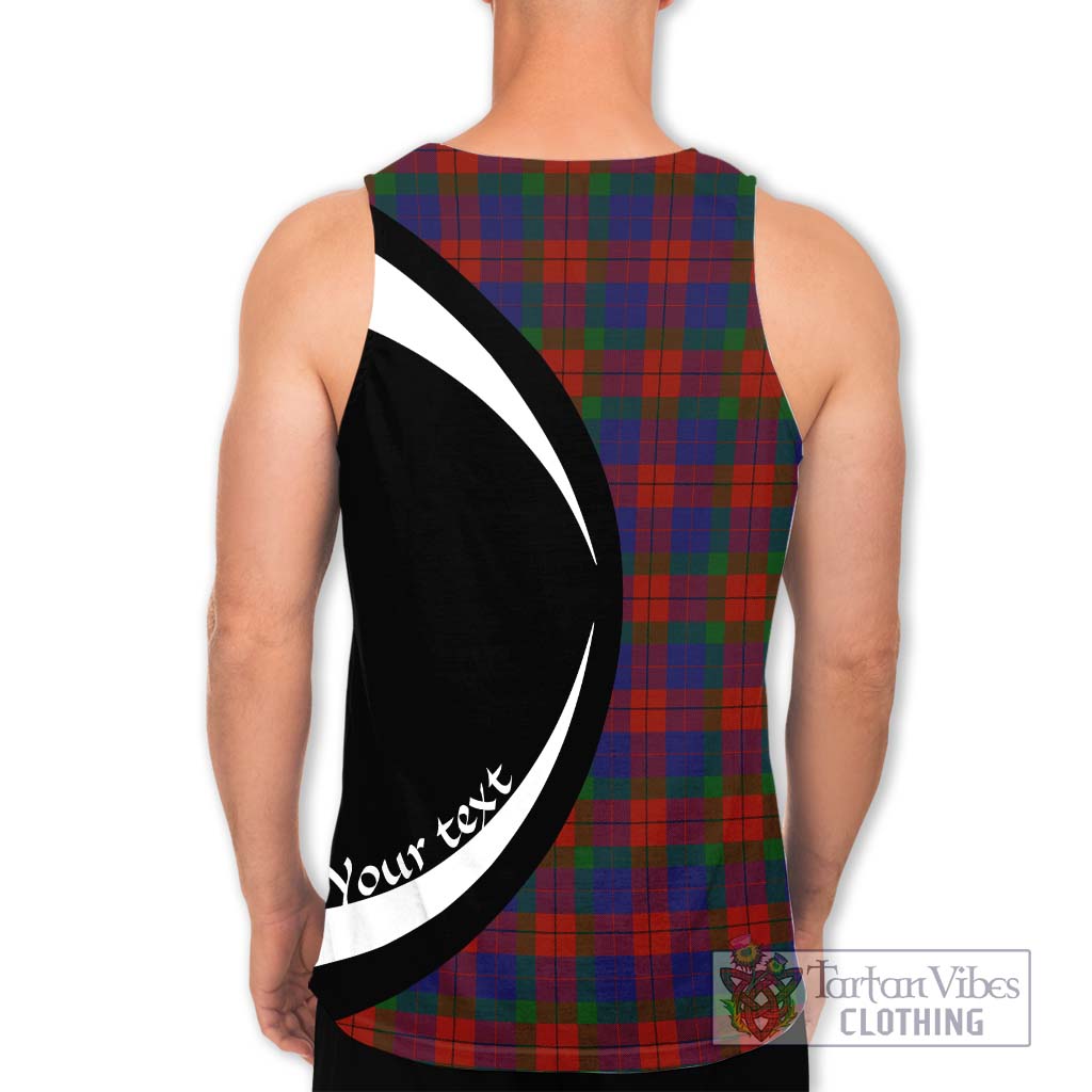 Skene of Cromar Tartan Men's Tank Top with Family Crest Circle Style - Tartan Vibes Clothing