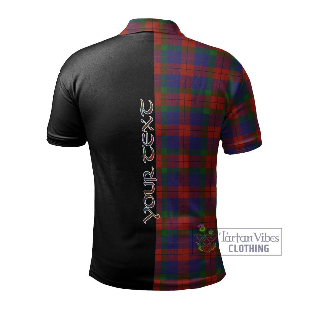 Skene of Cromar Tartan Polo Shirt with Family Crest and Half Of Me Style - Tartanvibesclothing Shop