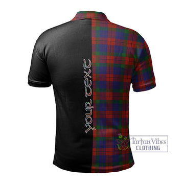 Skene of Cromar Tartan Polo Shirt with Family Crest and Half Of Me Style