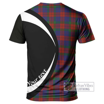 Skene of Cromar Tartan T-Shirt with Family Crest Circle Style