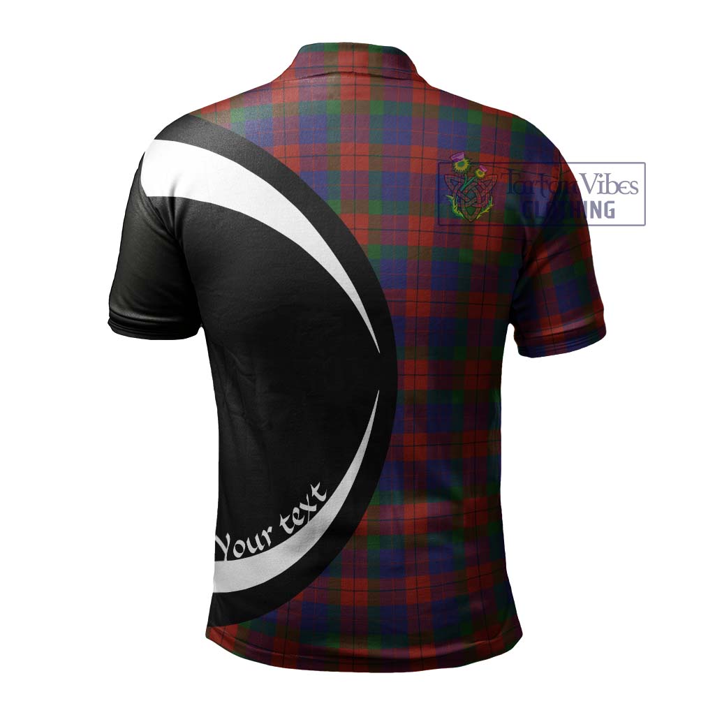 Skene of Cromar Tartan Men's Polo Shirt with Family Crest Circle Style - Tartan Vibes Clothing