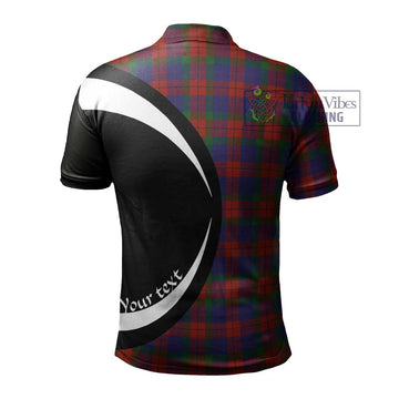 Skene of Cromar Tartan Men's Polo Shirt with Family Crest Circle Style