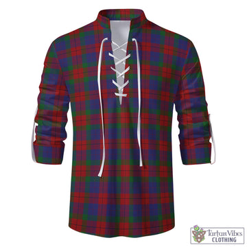 Skene of Cromar Tartan Men's Scottish Traditional Jacobite Ghillie Kilt Shirt