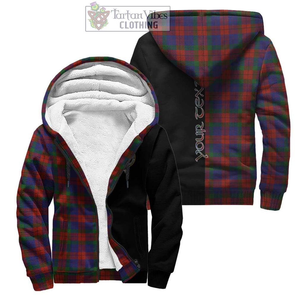 Skene of Cromar Tartan Sherpa Hoodie with Family Crest and Half Of Me Style Unisex - Tartanvibesclothing Shop