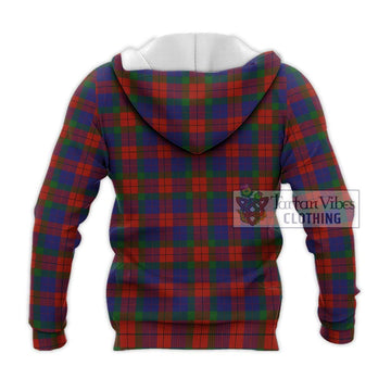 Skene of Cromar Tartan Knitted Hoodie with Family Crest DNA In Me Style