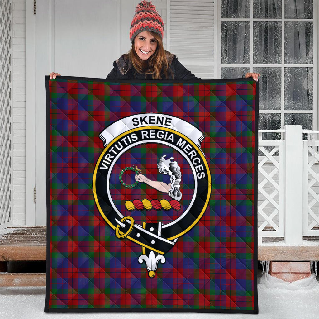 skene-of-cromar-tartan-quilt-with-family-crest