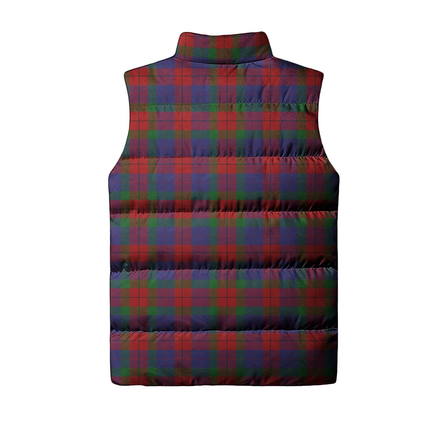 Skene of Cromar Tartan Sleeveless Puffer Jacket with Family Crest - Tartanvibesclothing