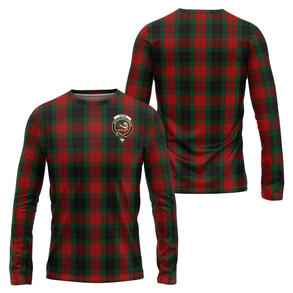 skene-of-cromar-black-tartan-long-sleeve-t-shirt-with-family-crest