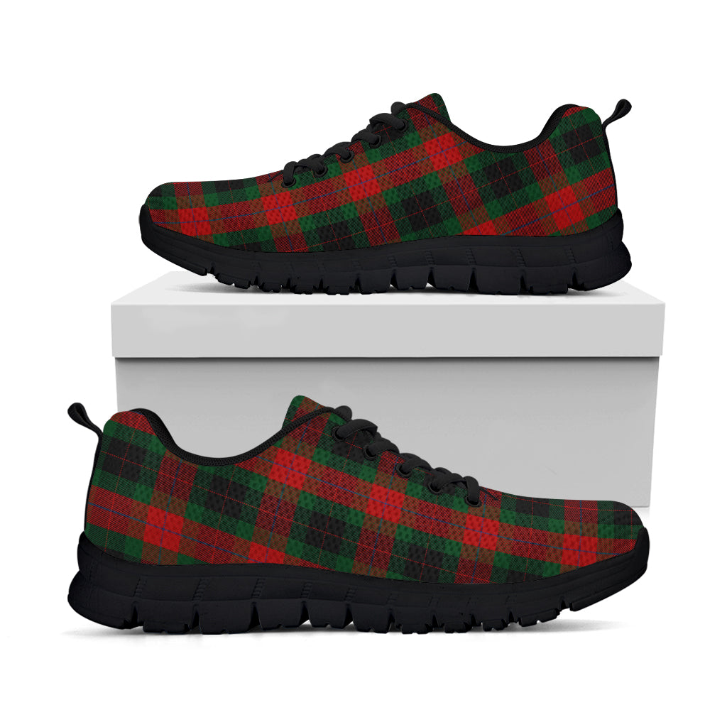 Skene of Cromar Black Tartan Sneakers Kid's Sneakers - Tartan Vibes Clothing