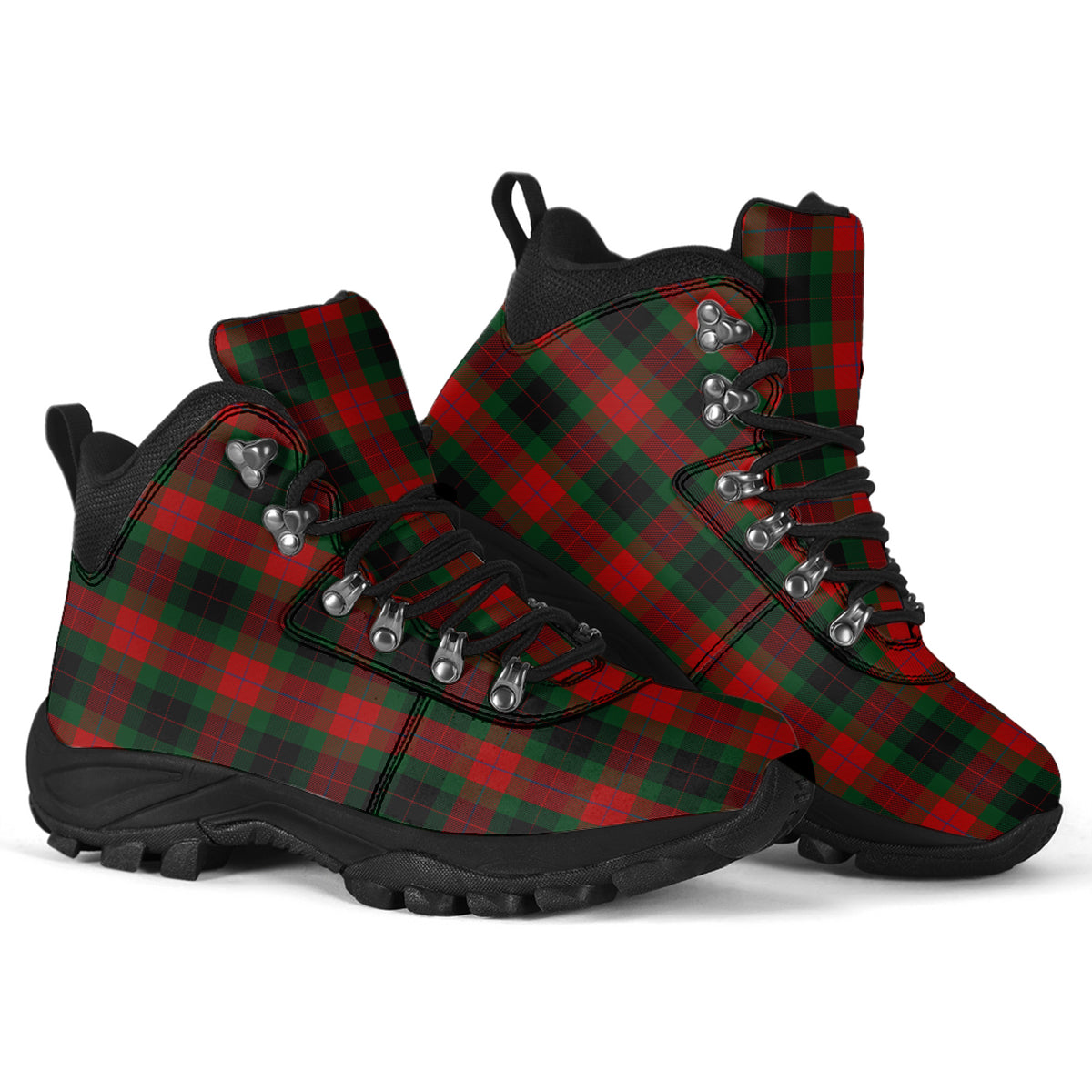 Skene of Cromar Black Tartan Alpine Boots - Tartanvibesclothing