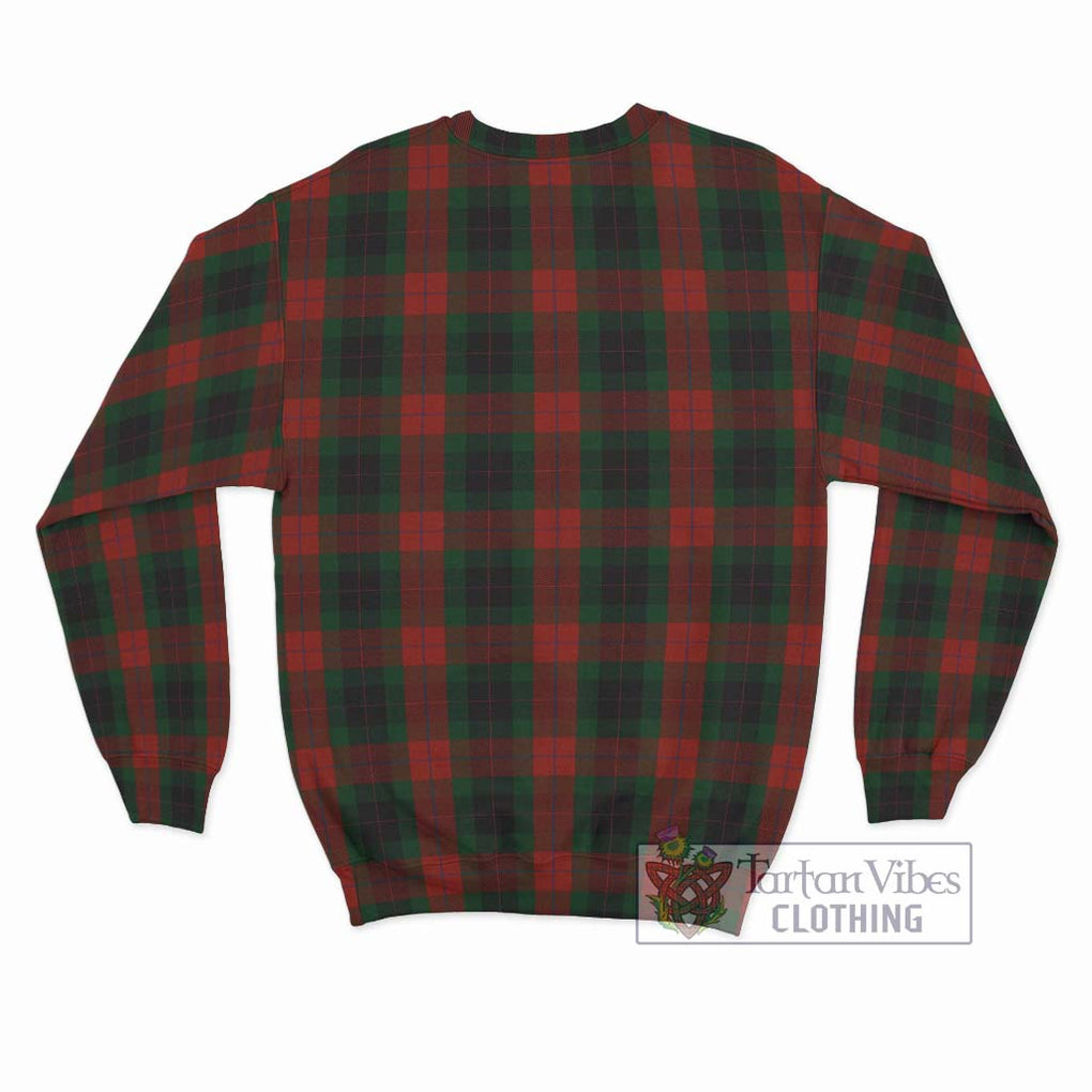 Skene of Cromar Black Tartan Sweatshirt with Family Crest DNA In Me Style - Tartanvibesclothing Shop