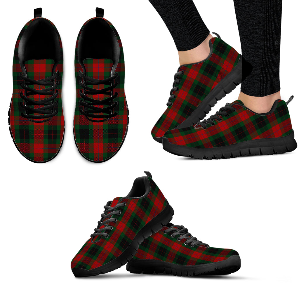 Skene of Cromar Black Tartan Sneakers - Tartan Vibes Clothing