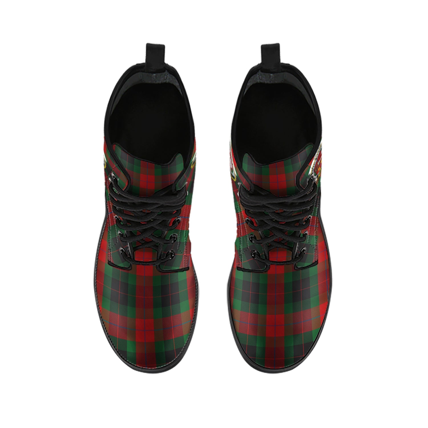 skene-of-cromar-black-tartan-leather-boots-with-family-crest