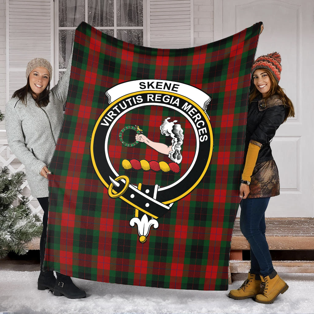 skene-of-cromar-black-tartab-blanket-with-family-crest